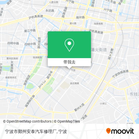 宁波市鄞州安泰汽车修理厂地图