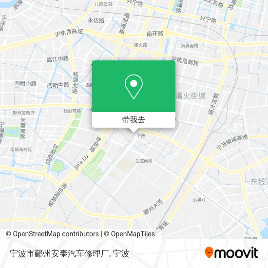 宁波市鄞州安泰汽车修理厂地图