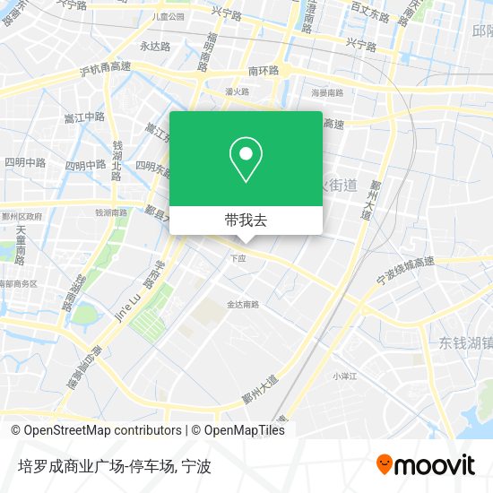 培罗成商业广场-停车场地图