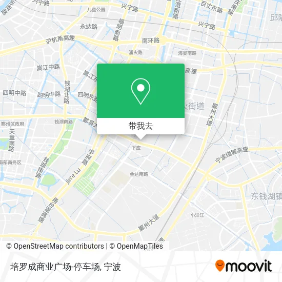 培罗成商业广场-停车场地图
