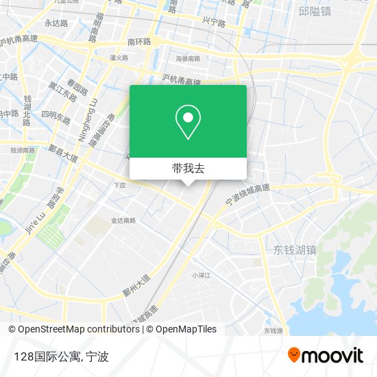 128国际公寓地图