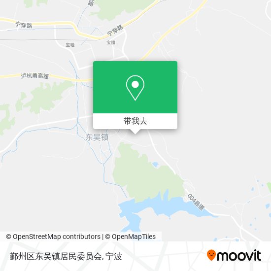 鄞州区东吴镇居民委员会地图