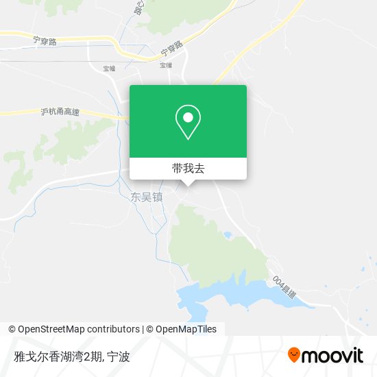 雅戈尔香湖湾2期地图