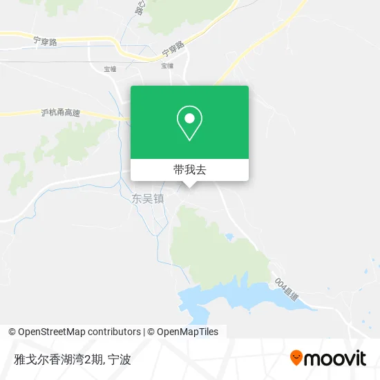 雅戈尔香湖湾2期地图