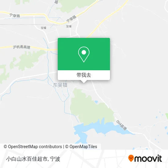 小白山水百佳超市地图