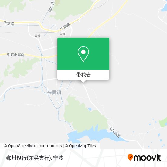 鄞州银行(东吴支行)地图