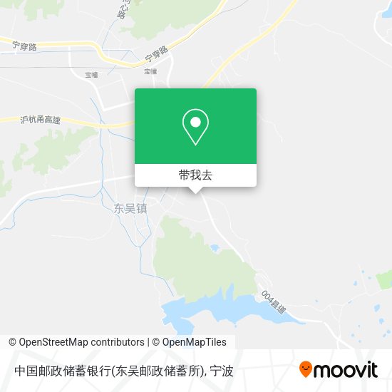中国邮政储蓄银行(东吴邮政储蓄所)地图