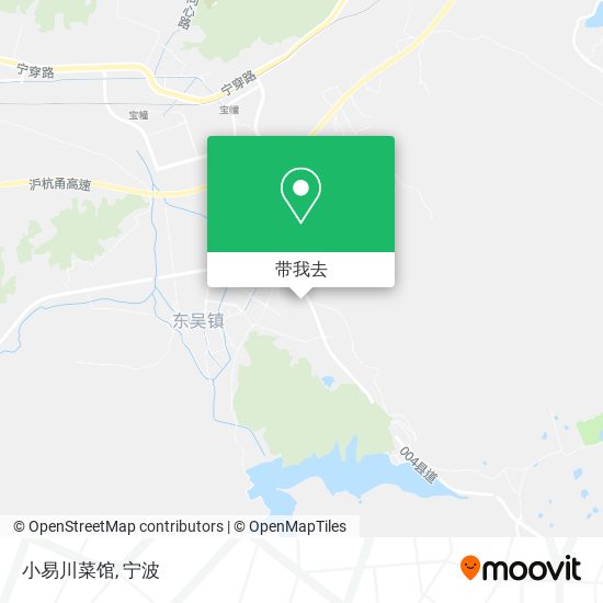 小易川菜馆地图