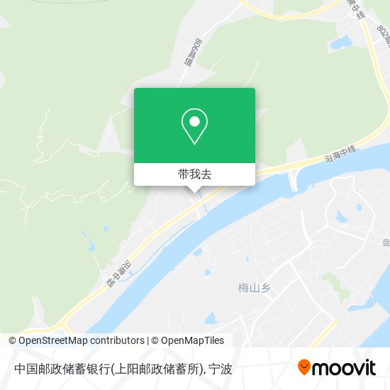 中国邮政储蓄银行(上阳邮政储蓄所)地图
