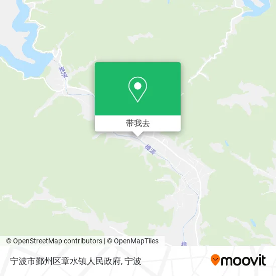 宁波市鄞州区章水镇人民政府地图
