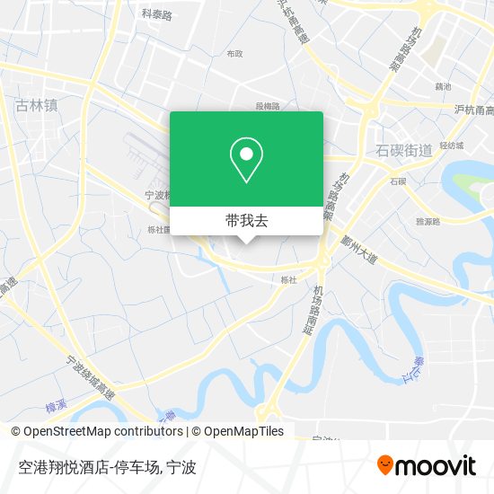 空港翔悦酒店-停车场地图