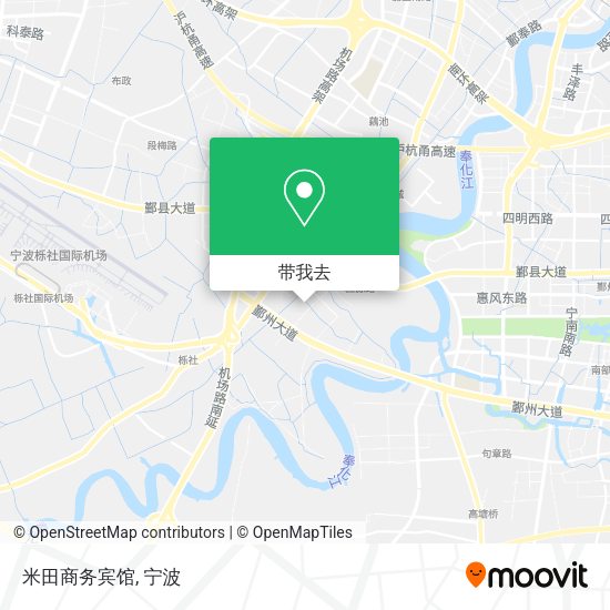 米田商务宾馆地图