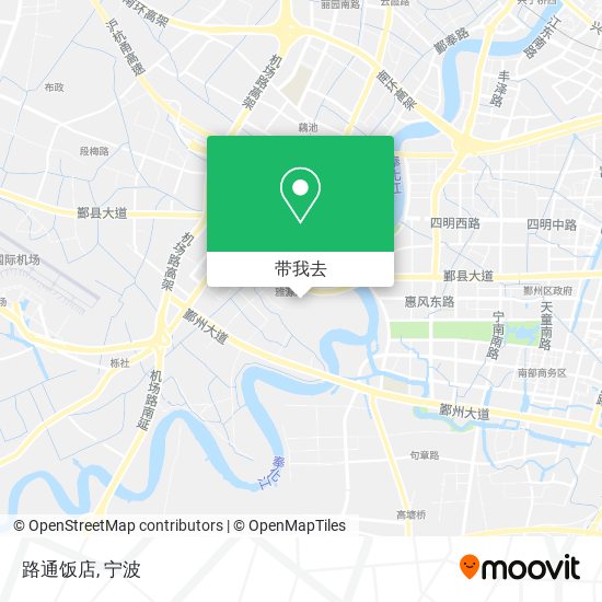 路通饭店地图