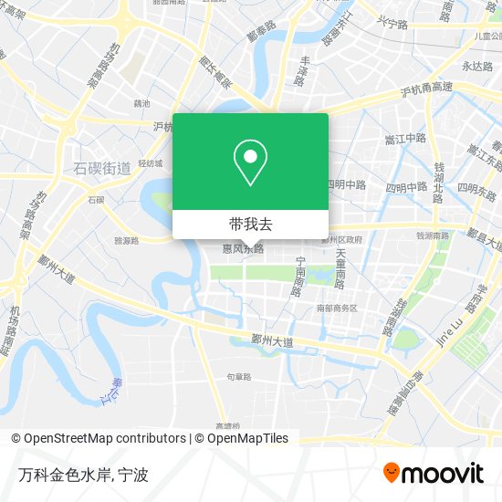 万科金色水岸地图