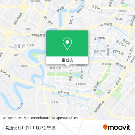 易捷便利店(它山堰路)地图