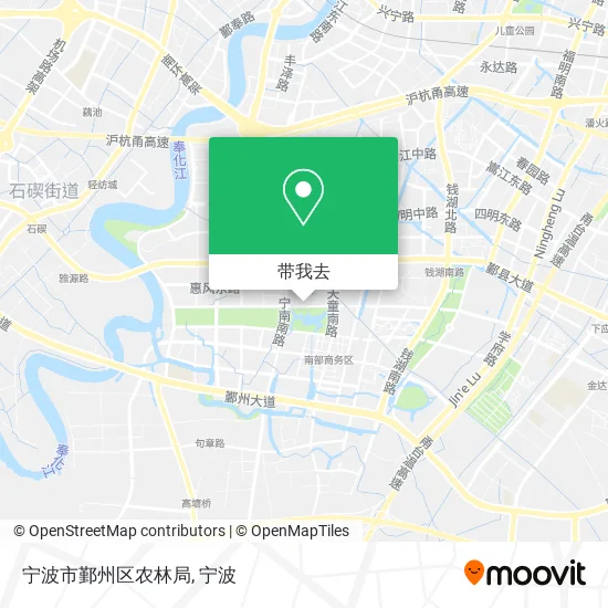 宁波市鄞州区农林局地图