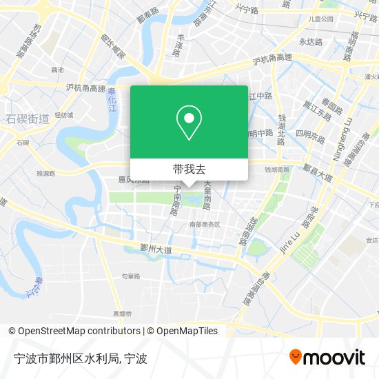 宁波市鄞州区水利局地图