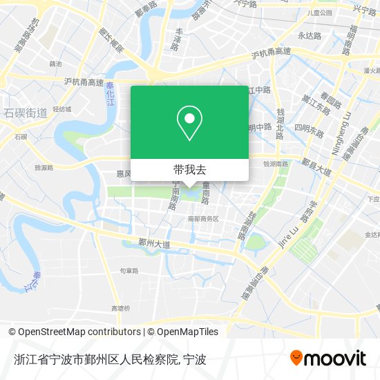 浙江省宁波市鄞州区人民检察院地图