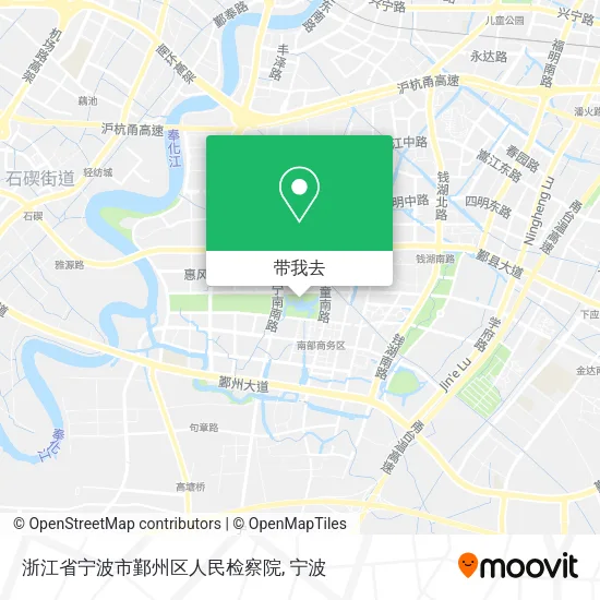 浙江省宁波市鄞州区人民检察院地图