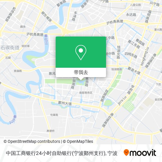 中国工商银行24小时自助银行(宁波鄞州支行)地图