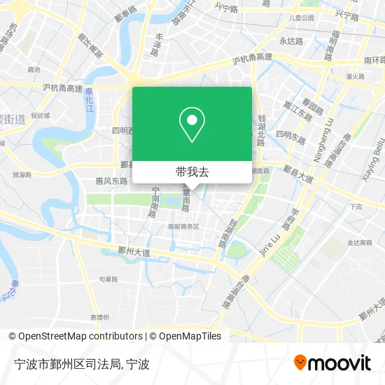 宁波市鄞州区司法局地图