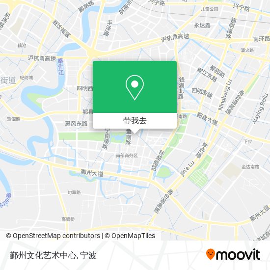 鄞州文化艺术中心地图