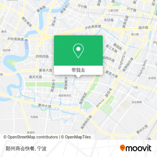 鄞州商会快餐地图