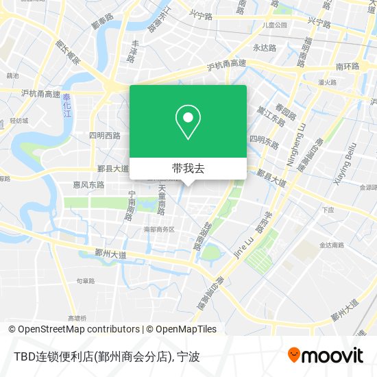 TBD连锁便利店(鄞州商会分店)地图