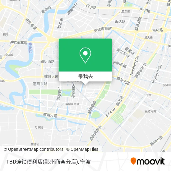 TBD连锁便利店(鄞州商会分店)地图