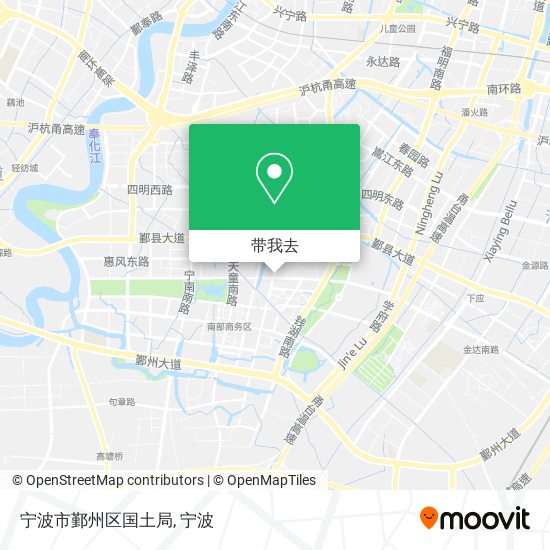 宁波市鄞州区国土局地图