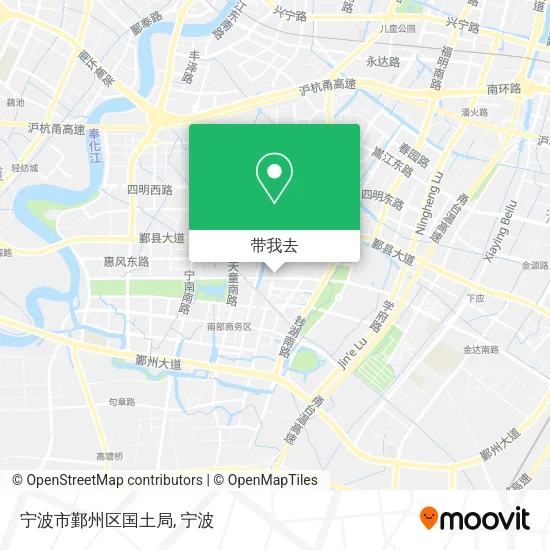 宁波市鄞州区国土局地图
