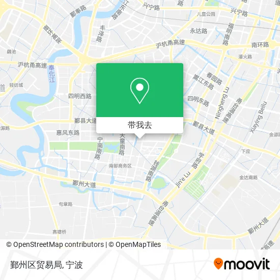 鄞州区贸易局地图