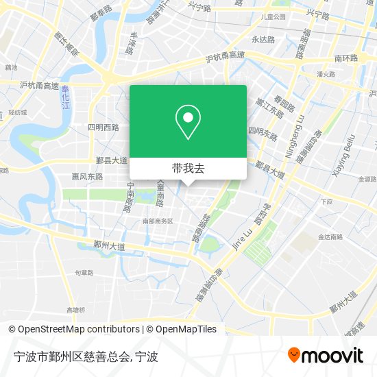 宁波市鄞州区慈善总会地图