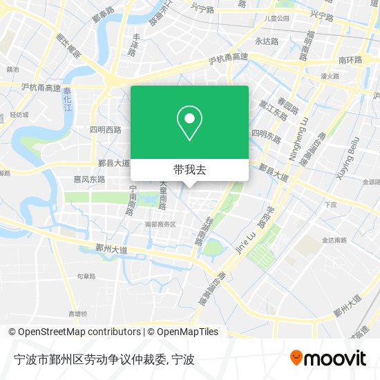 宁波市鄞州区劳动争议仲裁委地图