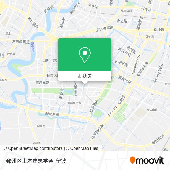 鄞州区土木建筑学会地图