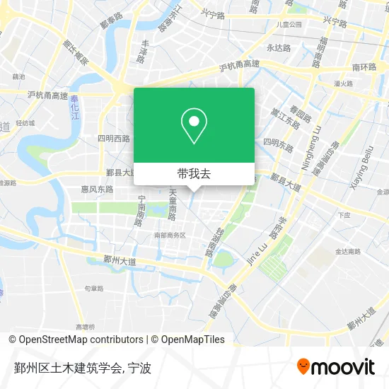 鄞州区土木建筑学会地图