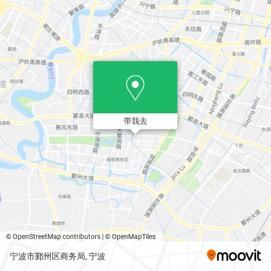 宁波市鄞州区商务局地图