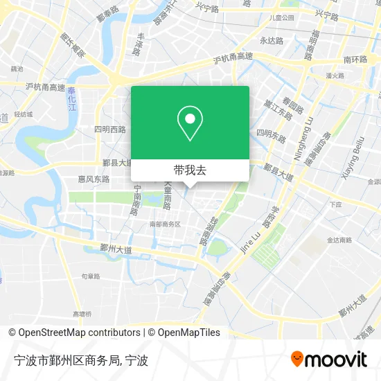 宁波市鄞州区商务局地图