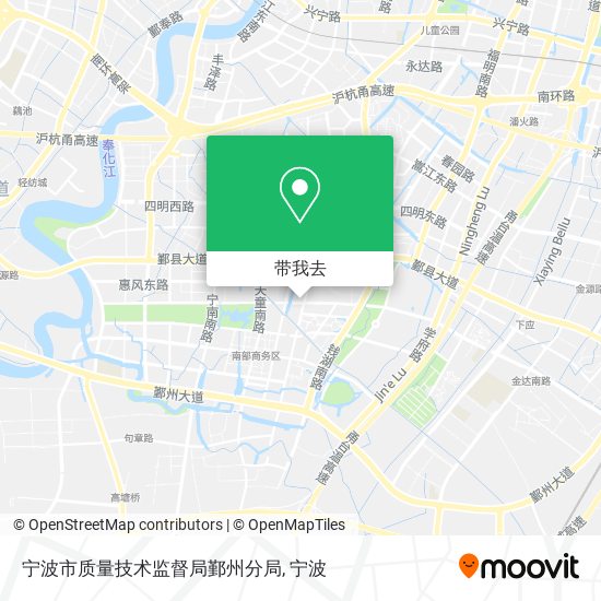 宁波市质量技术监督局鄞州分局地图