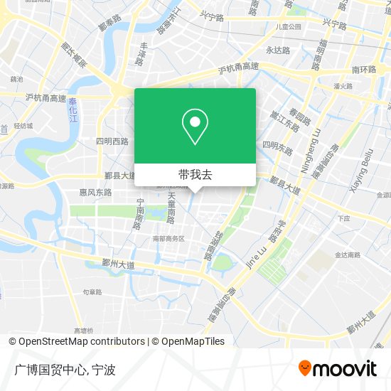 广博国贸中心地图