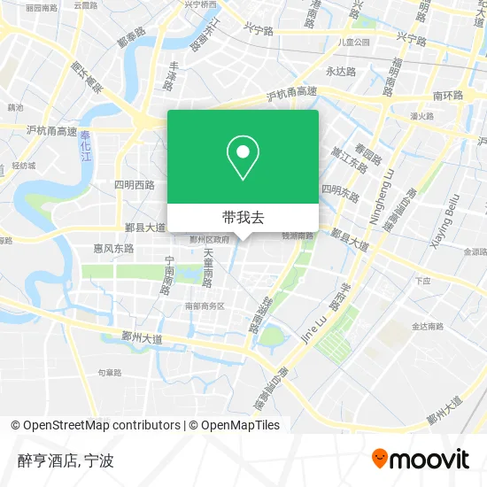 醉亨酒店地图