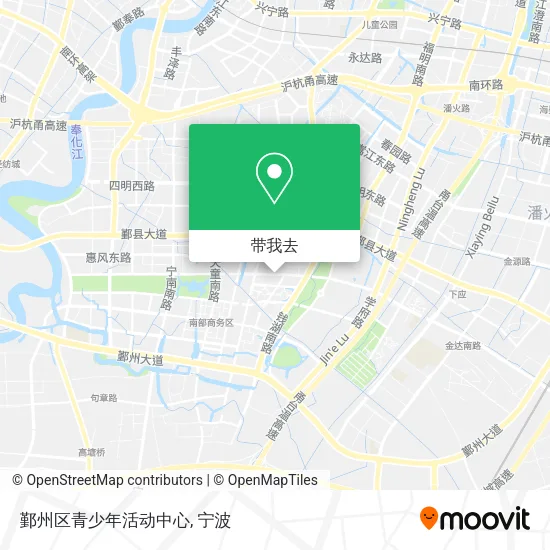 鄞州区青少年活动中心地图