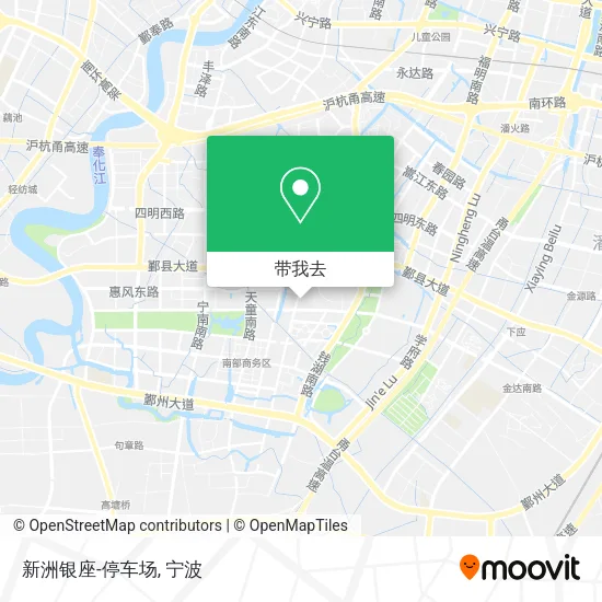 新洲银座-停车场地图