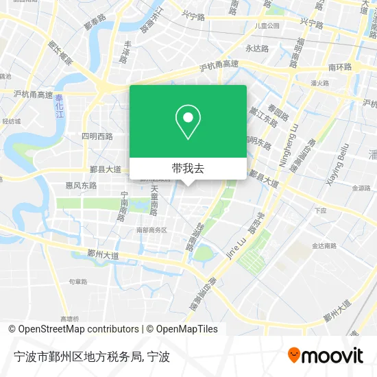 宁波市鄞州区地方税务局地图