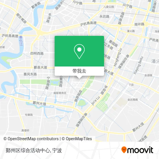 鄞州区综合活动中心地图
