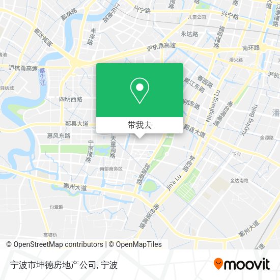 宁波市坤德房地产公司地图