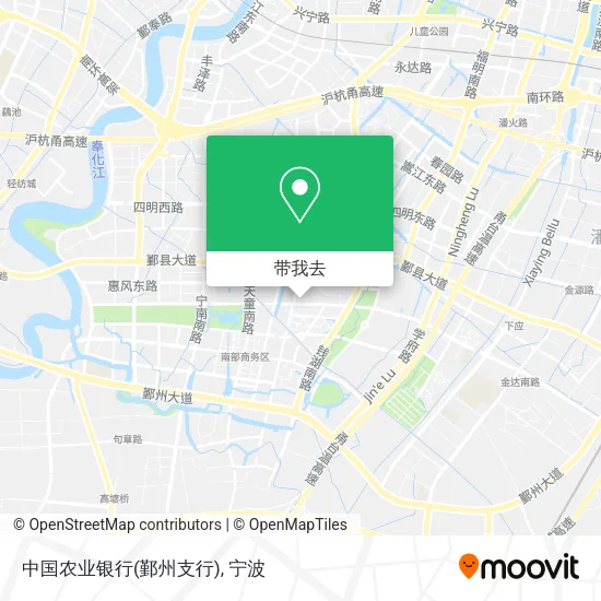 中国农业银行(鄞州支行)地图