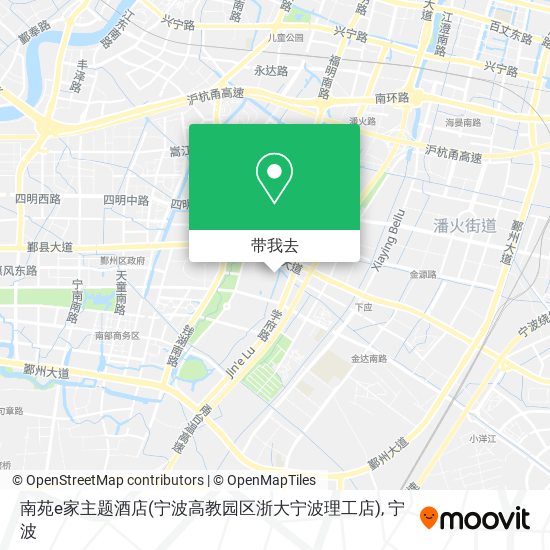 南苑e家主题酒店(宁波高教园区浙大宁波理工店)地图