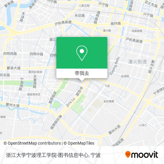 浙江大学宁波理工学院-图书信息中心地图