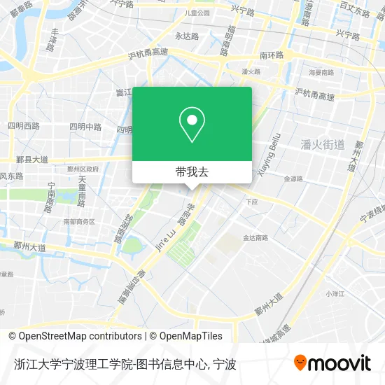 浙江大学宁波理工学院-图书信息中心地图